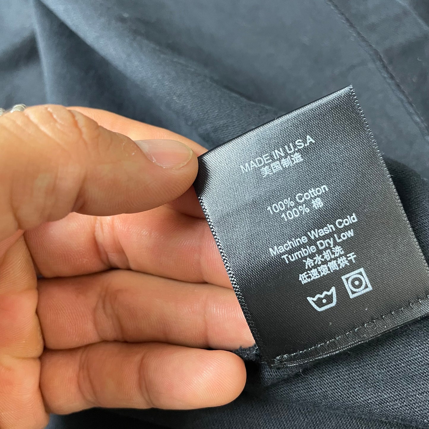 (XL) Rhude Mountain Vintage Print Tshirt schwarz türkis Weiß