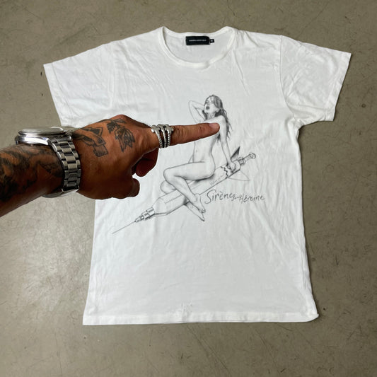 (S) Passarella Death Squad Sirenes on.. Print Tshirt weiß