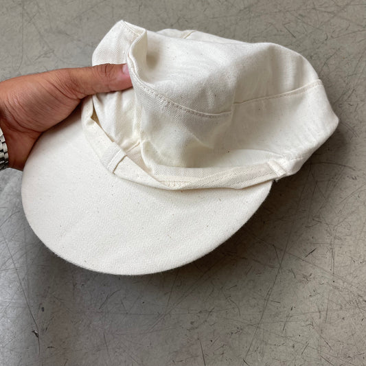 (S) 1970s Euro Work Cap beige Creme