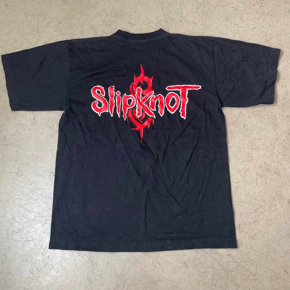 (L) Slipknot Band Tshirt schwarz rot