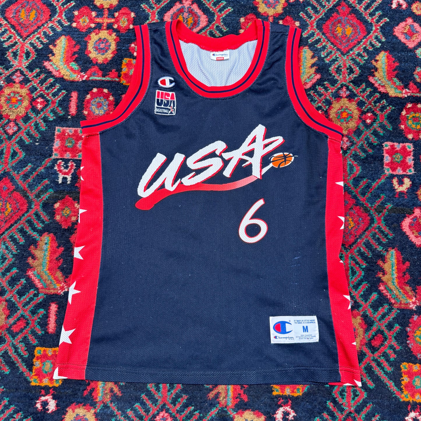 (M) USA CHAMPION BASKETBALL HARDAWAY TRIKOT