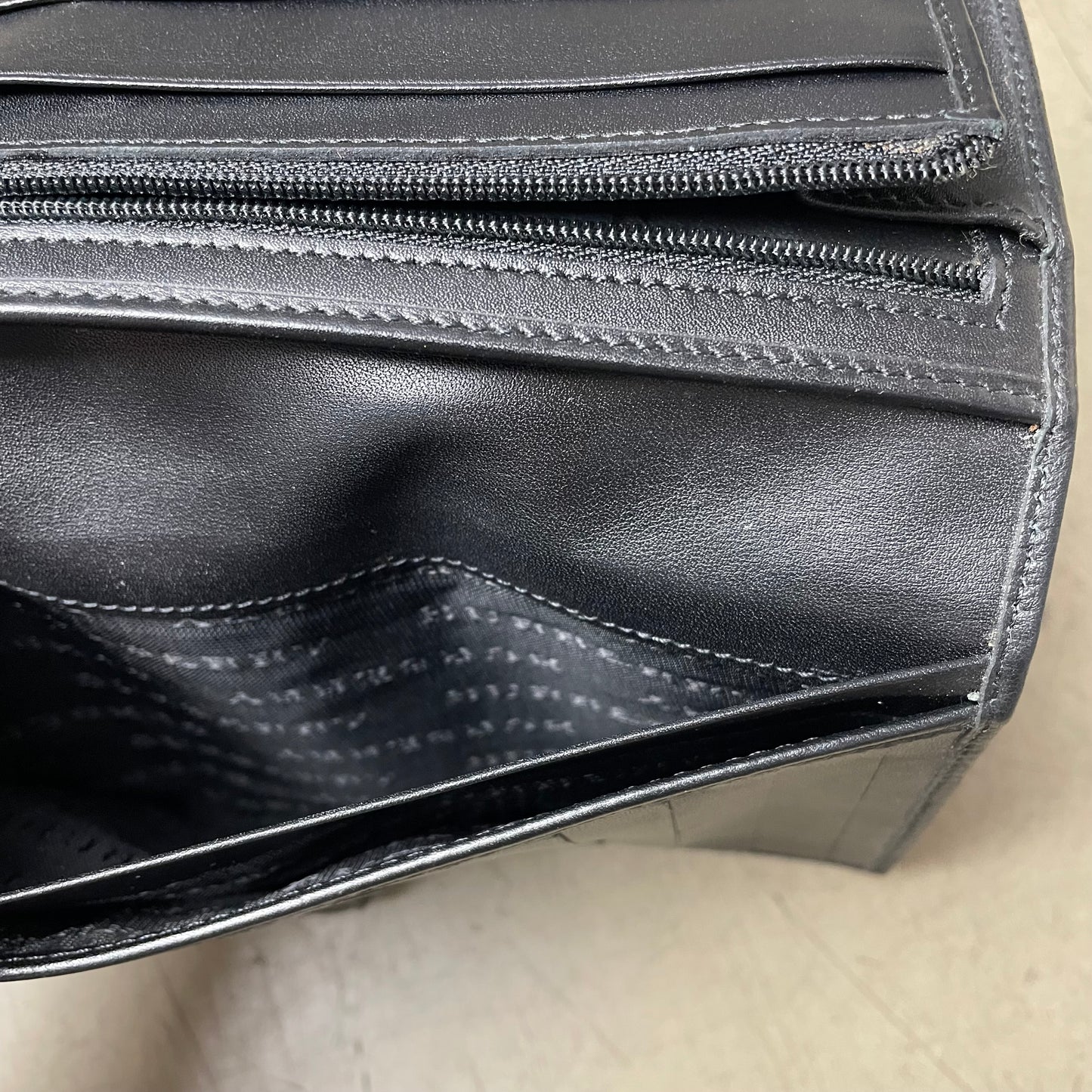 Burberry London Leder Geldbeutel schwarz
