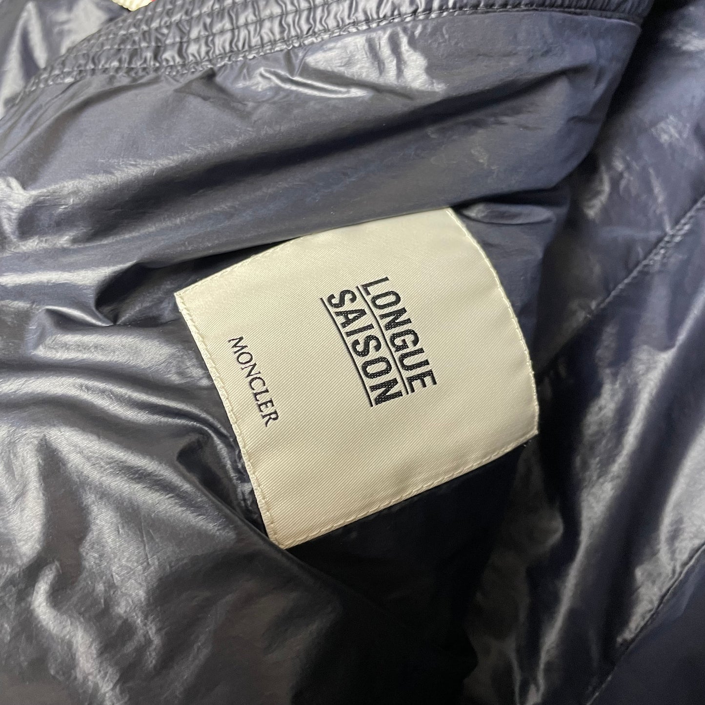 (XL) Moncler Puffer Jacke Navy blau Longue Saison Sz 6