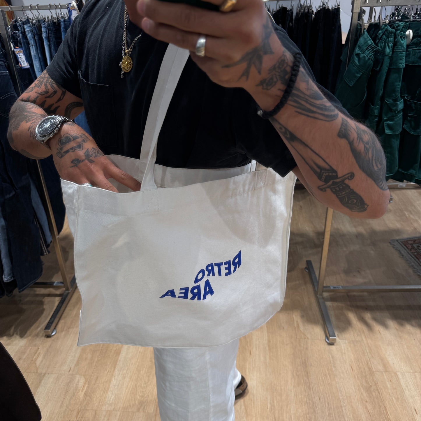 RETROAREA LOGO TOTE BAG