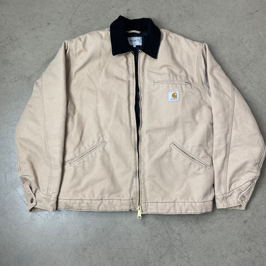 (L) Carhartt Padded Detroit Jacke beige