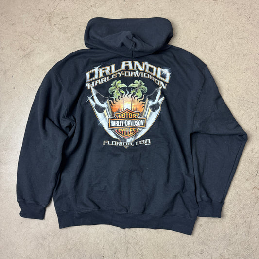 (XL) Harley Davidson Orlando Zip Hoodie
