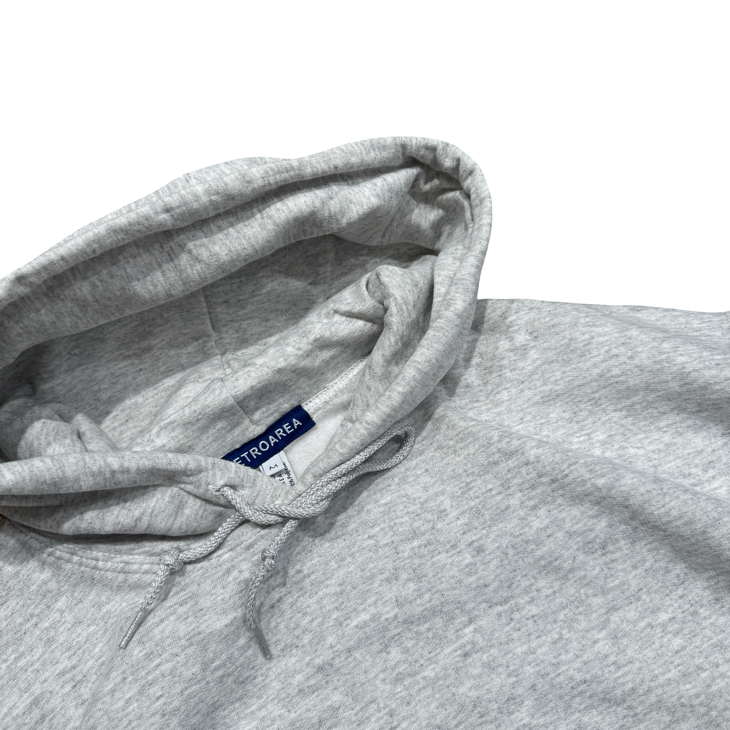 RETROAREA BASIC HOODIE (HEATHER GREY)