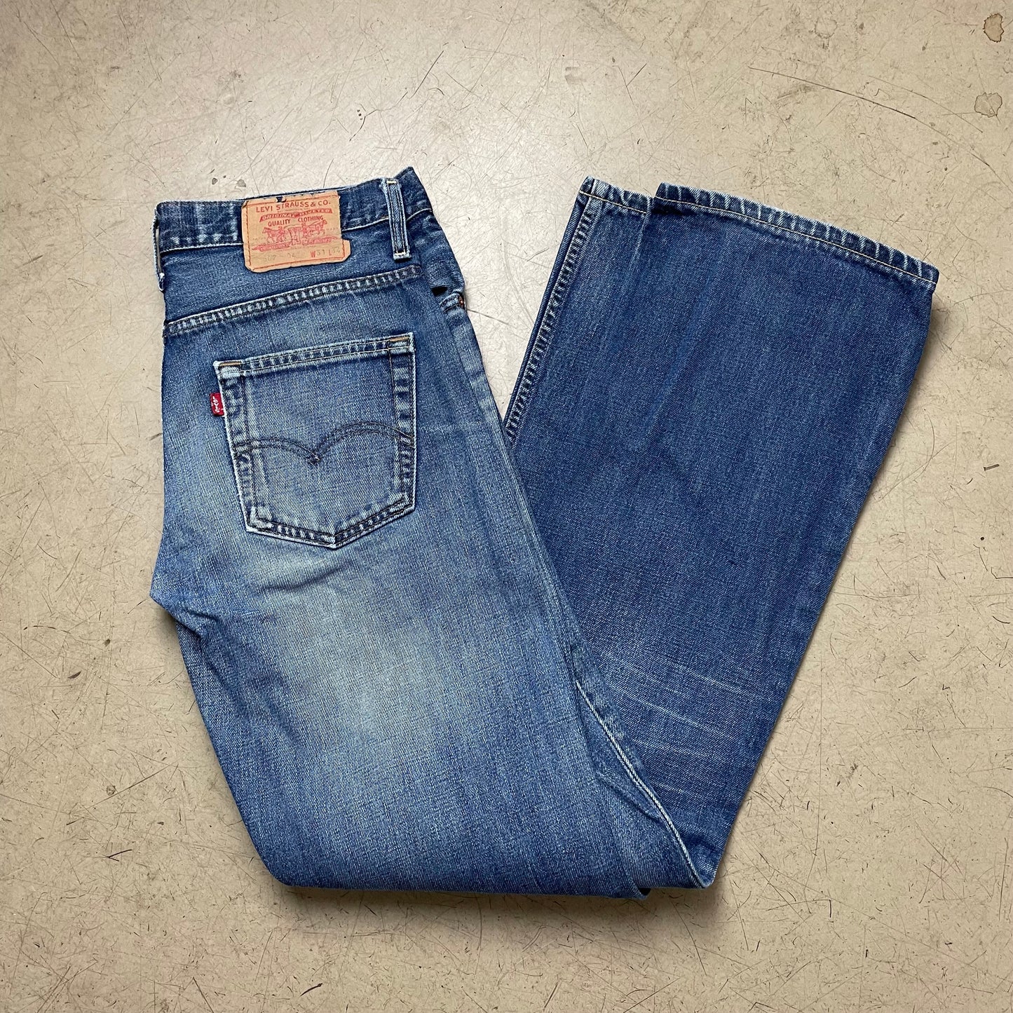 (M) Levi’s 507 Jeanshose faded blau W31L34