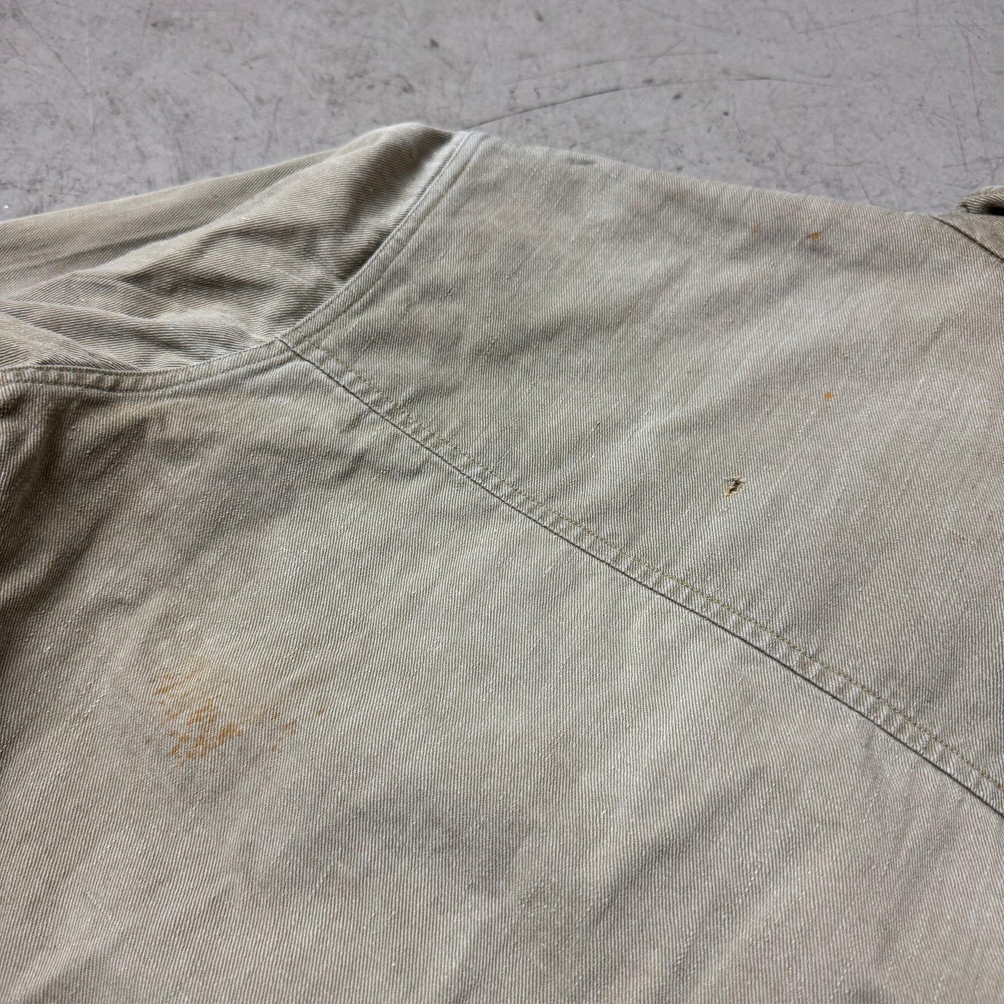 (M) Rare 1960s DDR Repaired Work Shirt