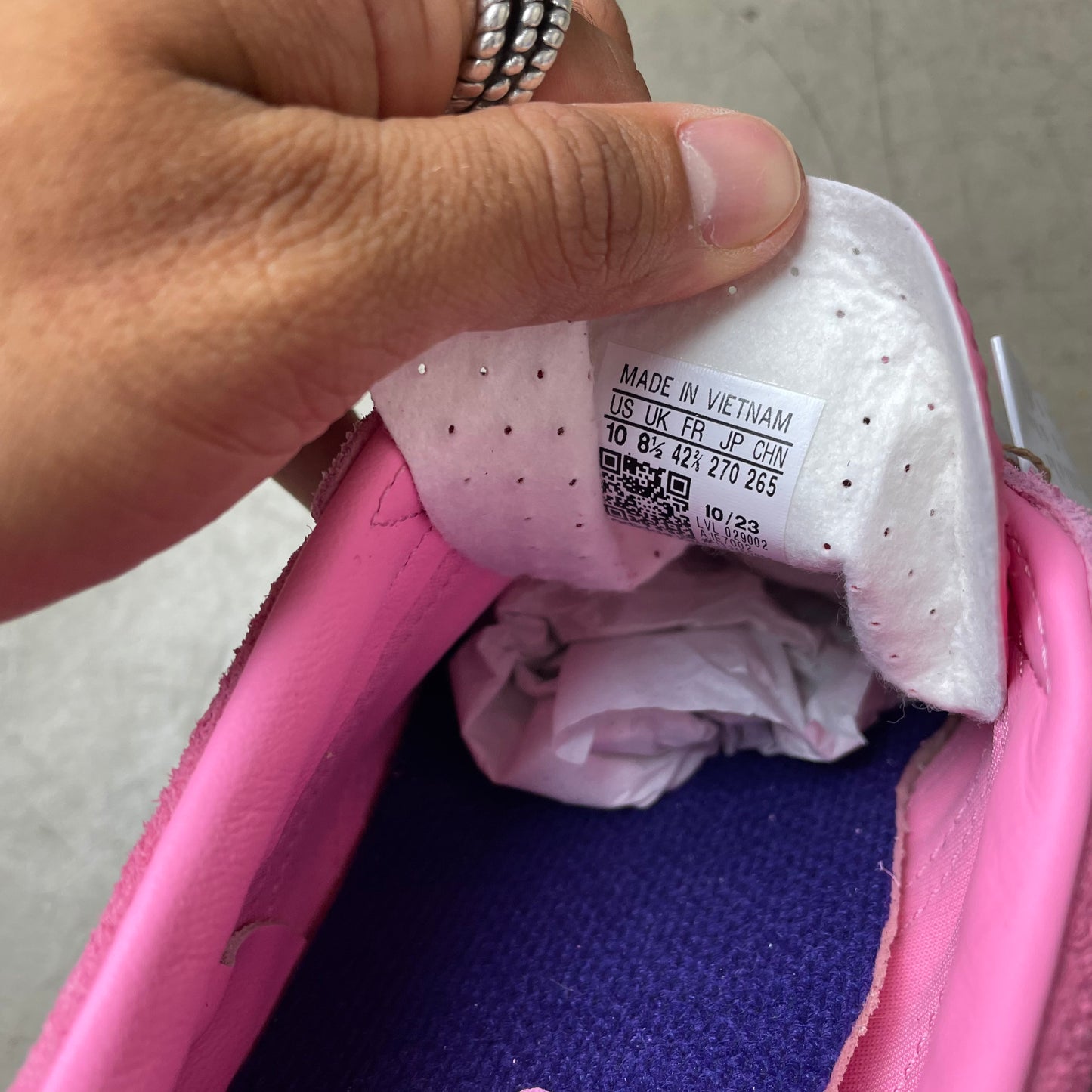 (42 2/3) Adidas Gazelle Pink rosa Sneaker