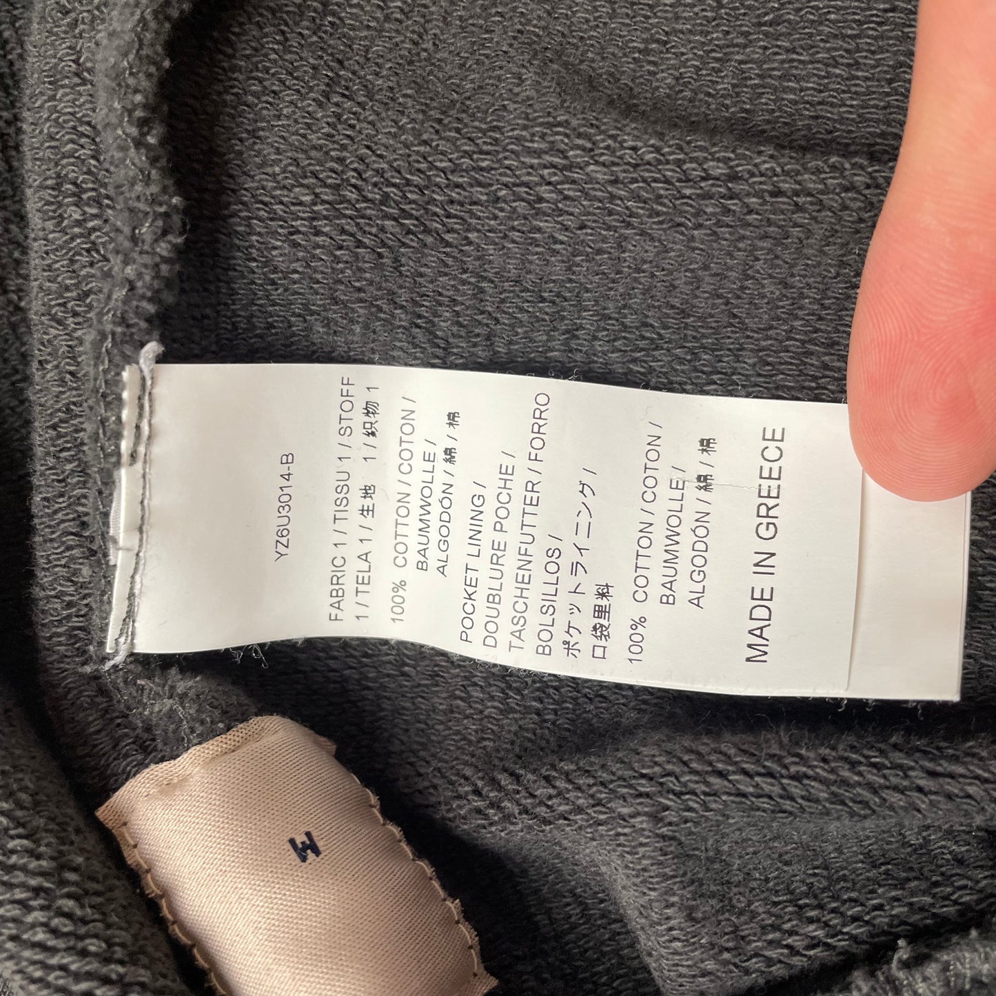 (M) Calabasas Agoura Jogging Pants Jogger washed black
