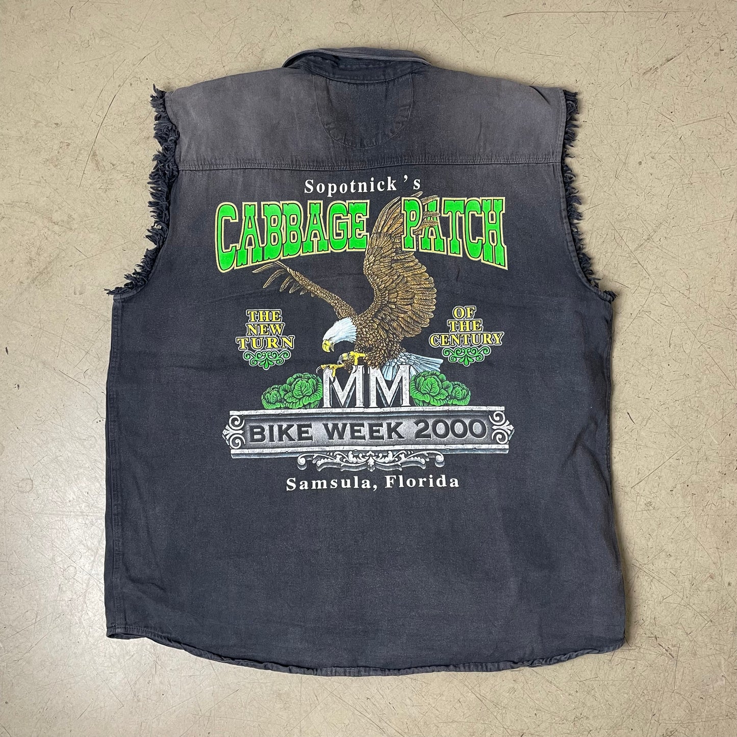 (L) Bike Week 2006 Florida Sleeveless Hemd Shirt Faded schwarz