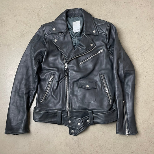 (M) J.Lindeberg Biker Lederjacke schwarz