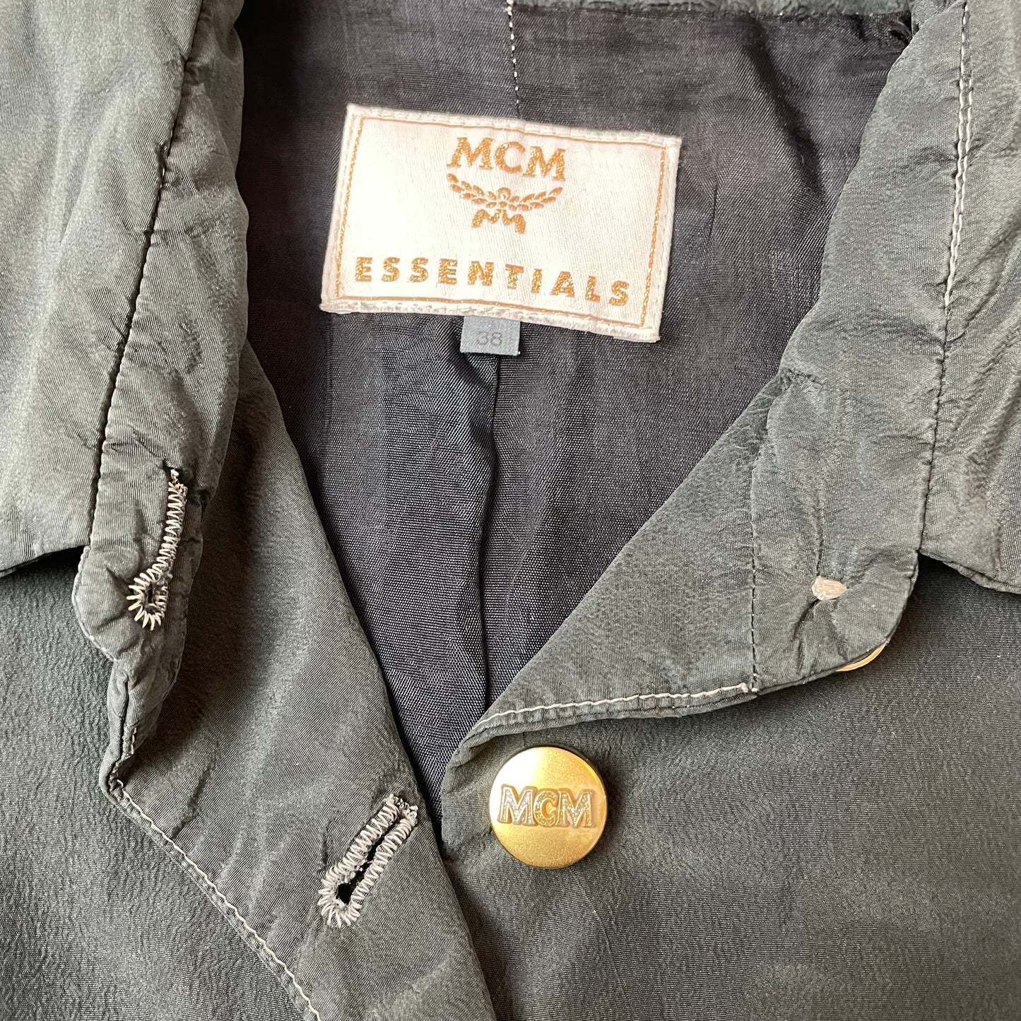 (M) Vintage Wmn MCM Jacke Blazer schwarz