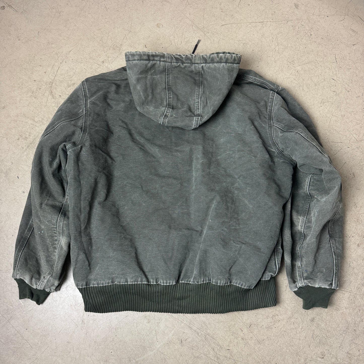 (XL) Carhartt Hooded Active Jacket J130 MOS