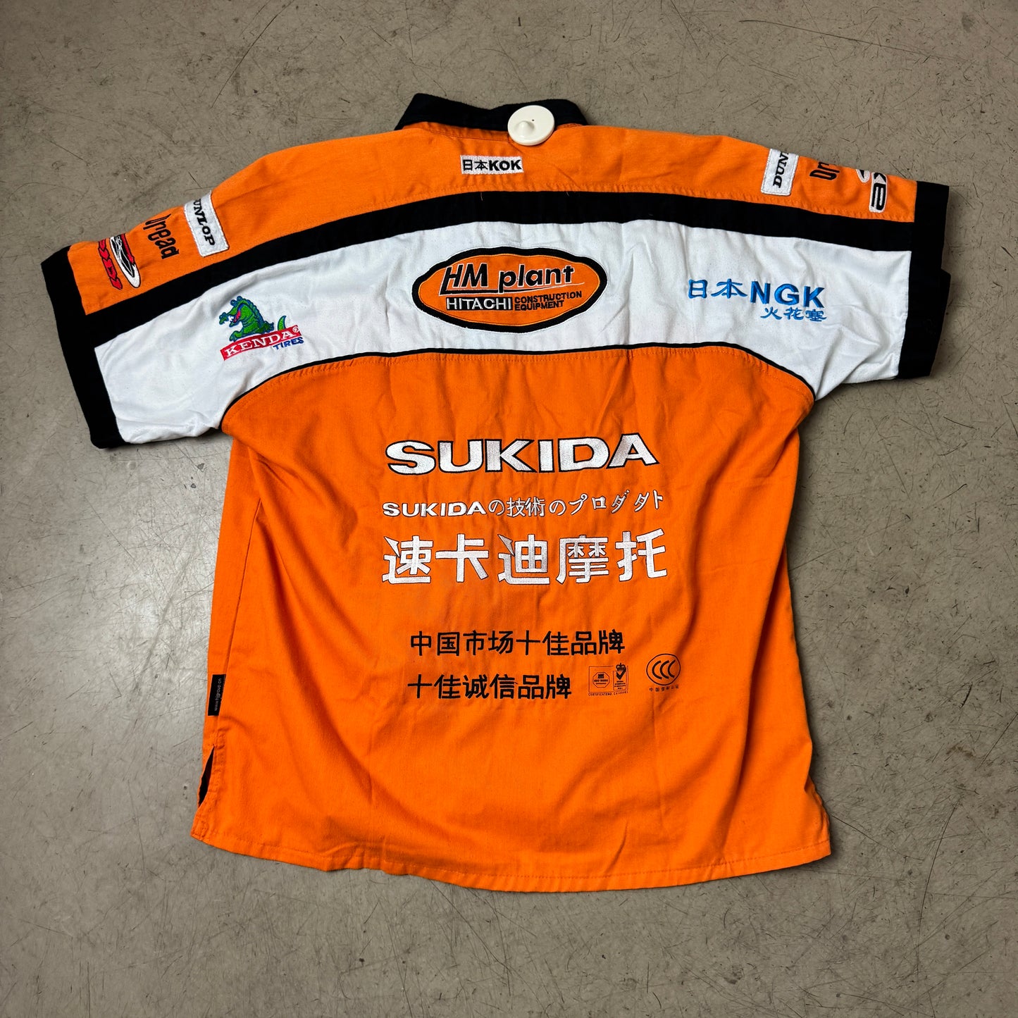 (XXL) Sukida Racing Kurzarm Hemd