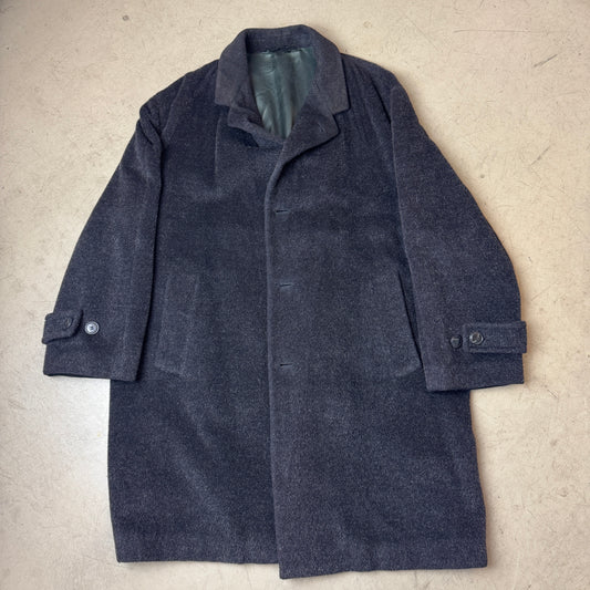 (XL) Hugo Boss Wollmantel grau Schurwolle Alpaka Herren 54