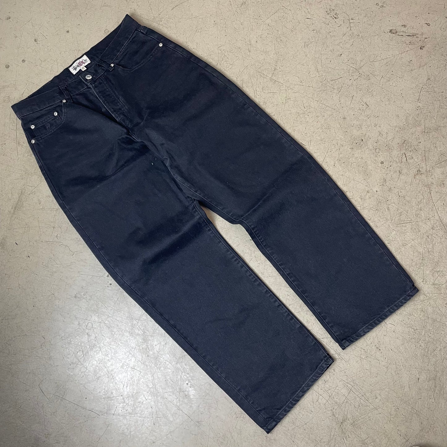 (L) Stüssy Jeanshose Denim schwarz W30