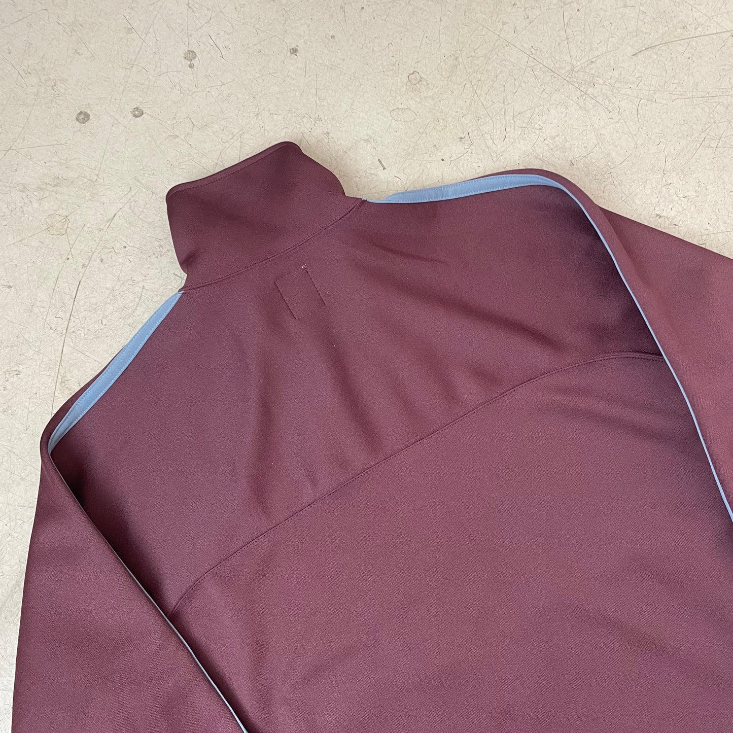 (S) South2 West8 Track Jacket dunkelbraun Burgunder blau