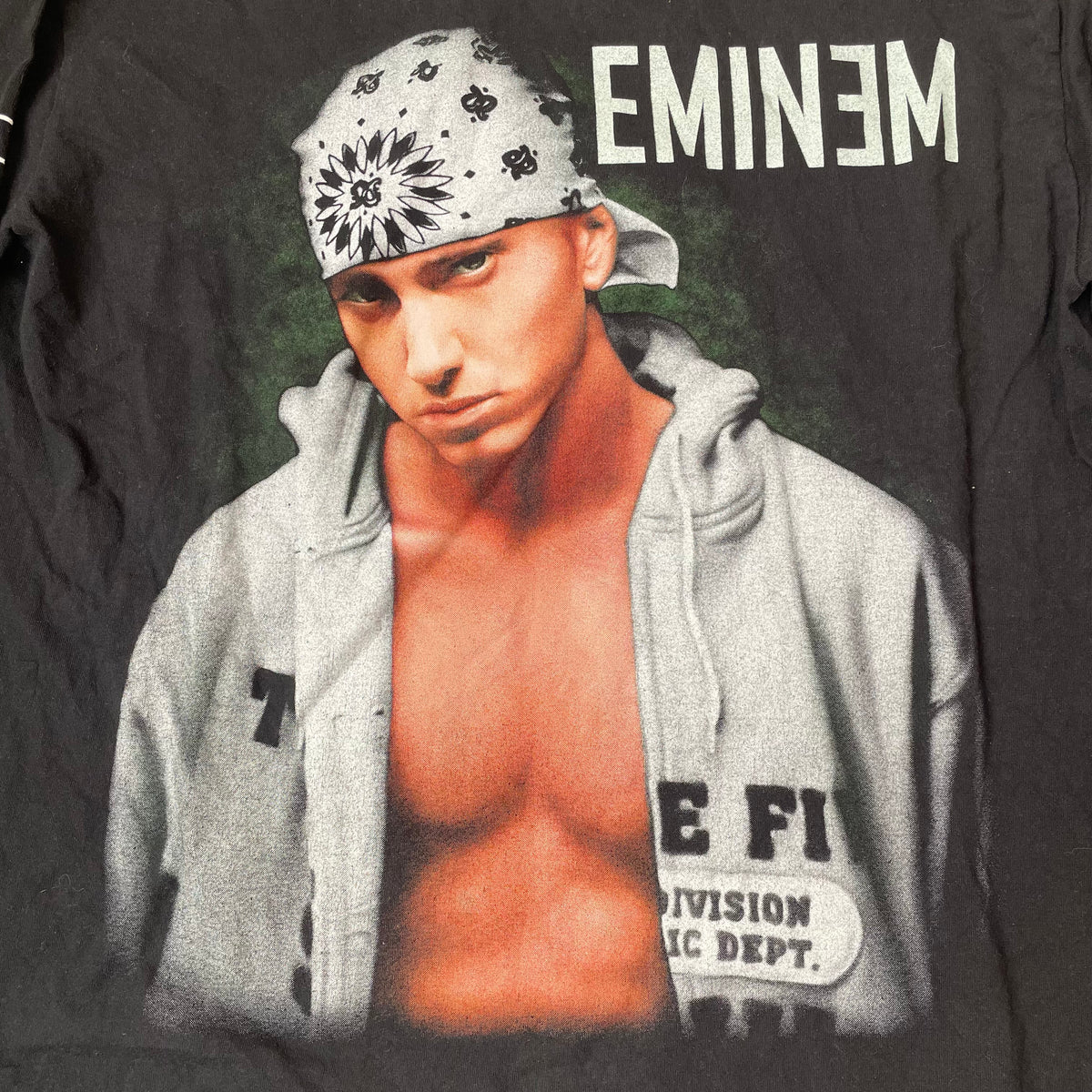 (L) Eminem Rap Shirt Longsleeve schwarz