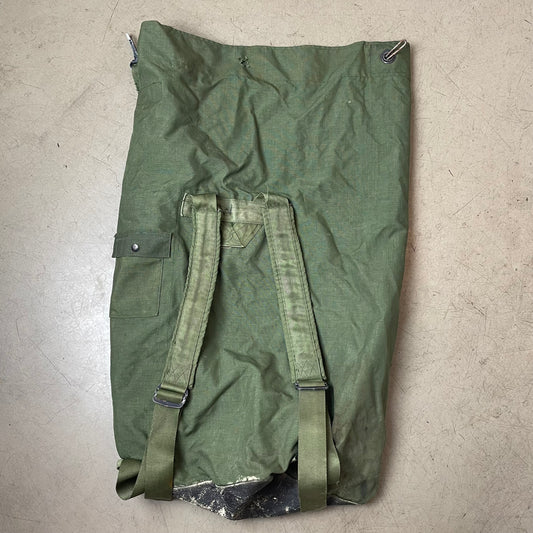 Vintage US Army Seesack Transport Military Bag olivgrün