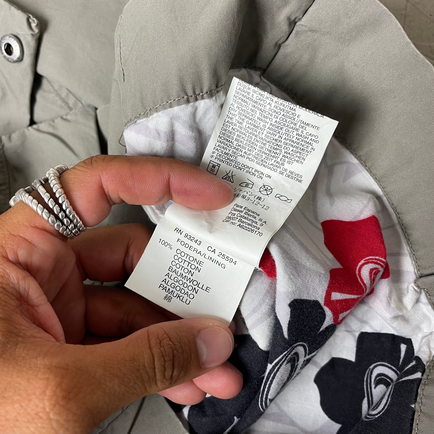 (S) 2000s Diesel WMN Y2K Jacket