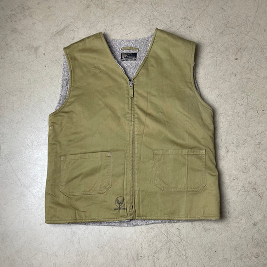 (XL) Pike Brothers Army Air Forces Weste Type C-2 khaki grün