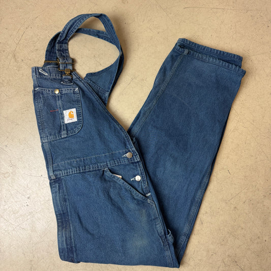 (XL) Carhartt Jeans Overall Dungarees blau