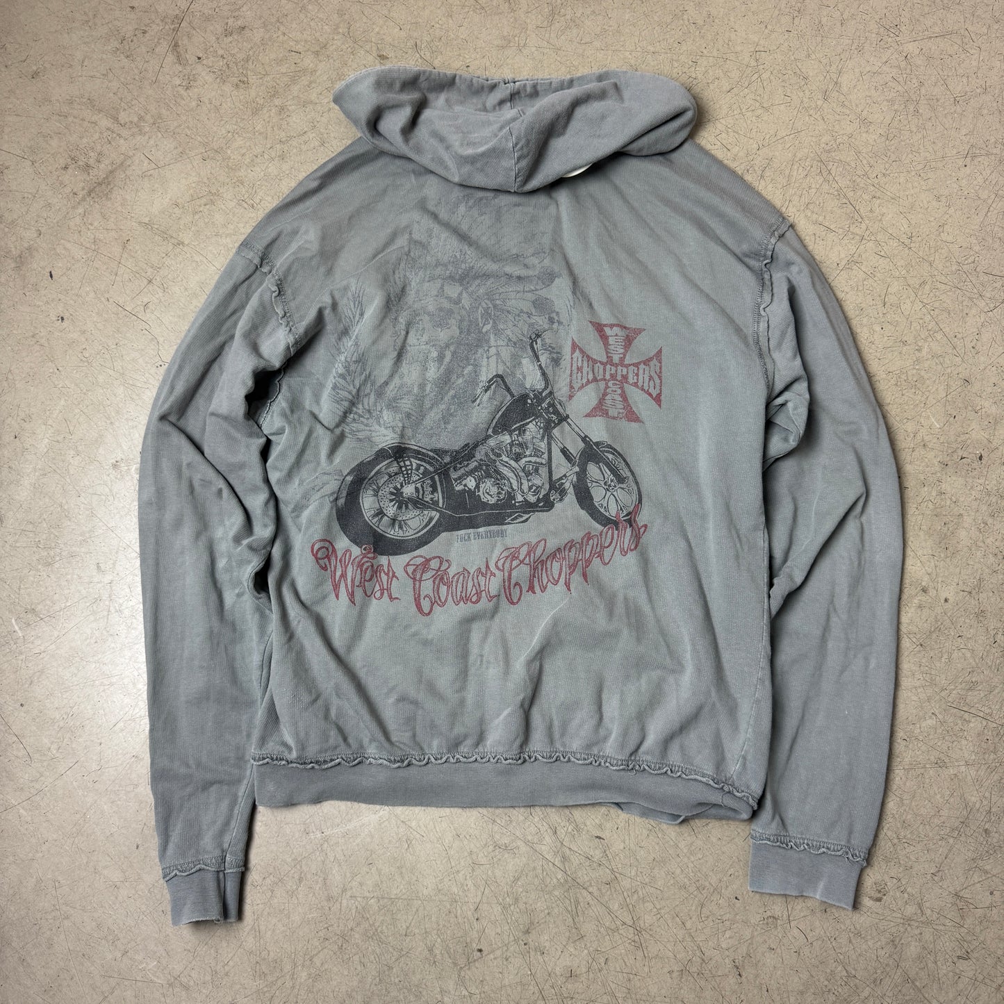 (M-L) 2000s Choppers Zip Hoodie