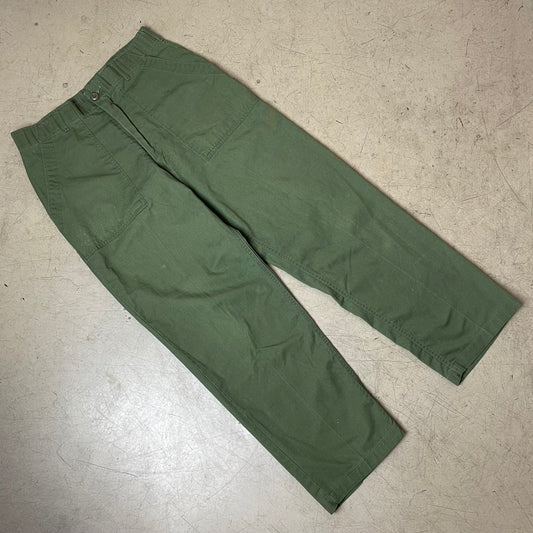 (M-L) US Army Front Pocket Utility Fatigue Pants olivgrün W34L29
