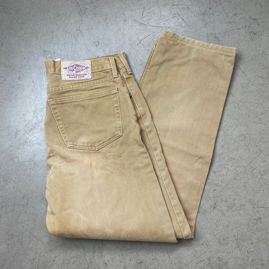 (M) Lee Cooper Canvas Jeanshose beige W34L34
