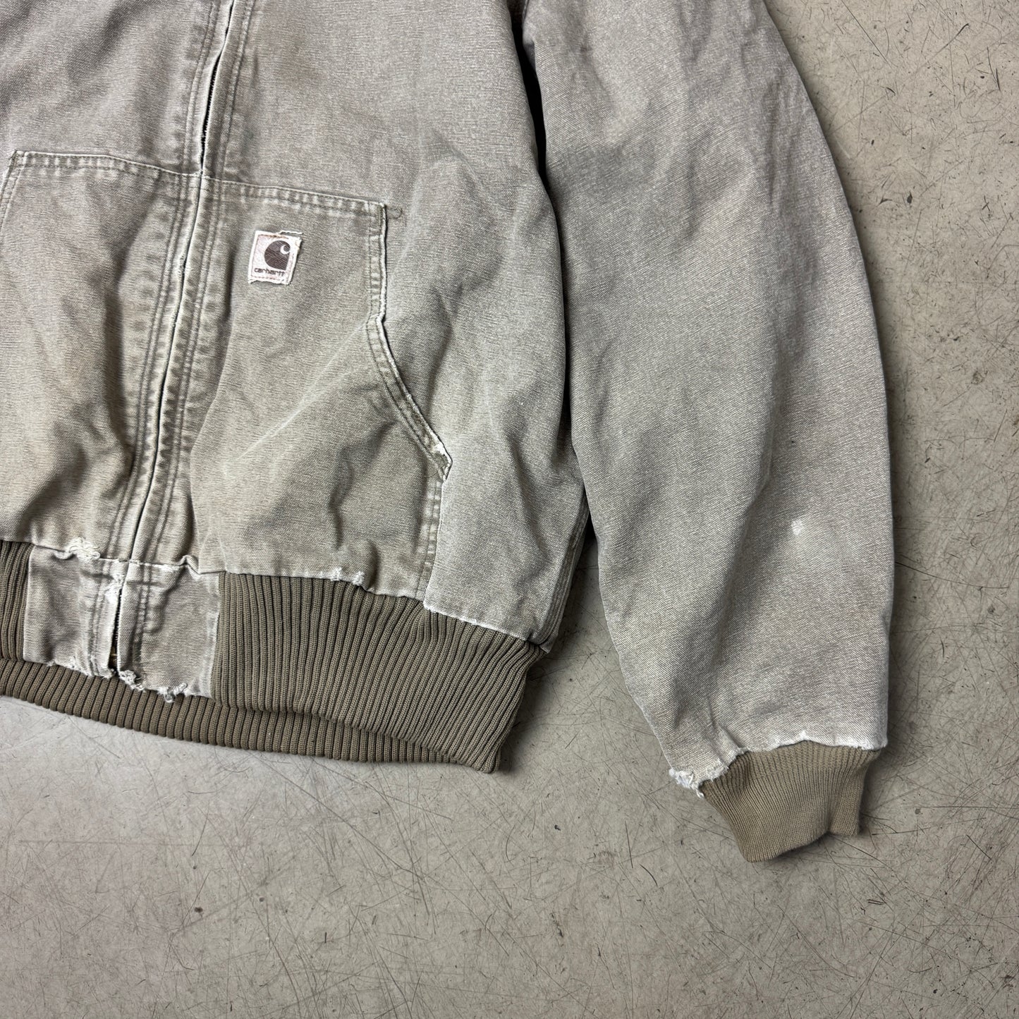 (L) Carhartt Hooded Active Jacket J130 DES