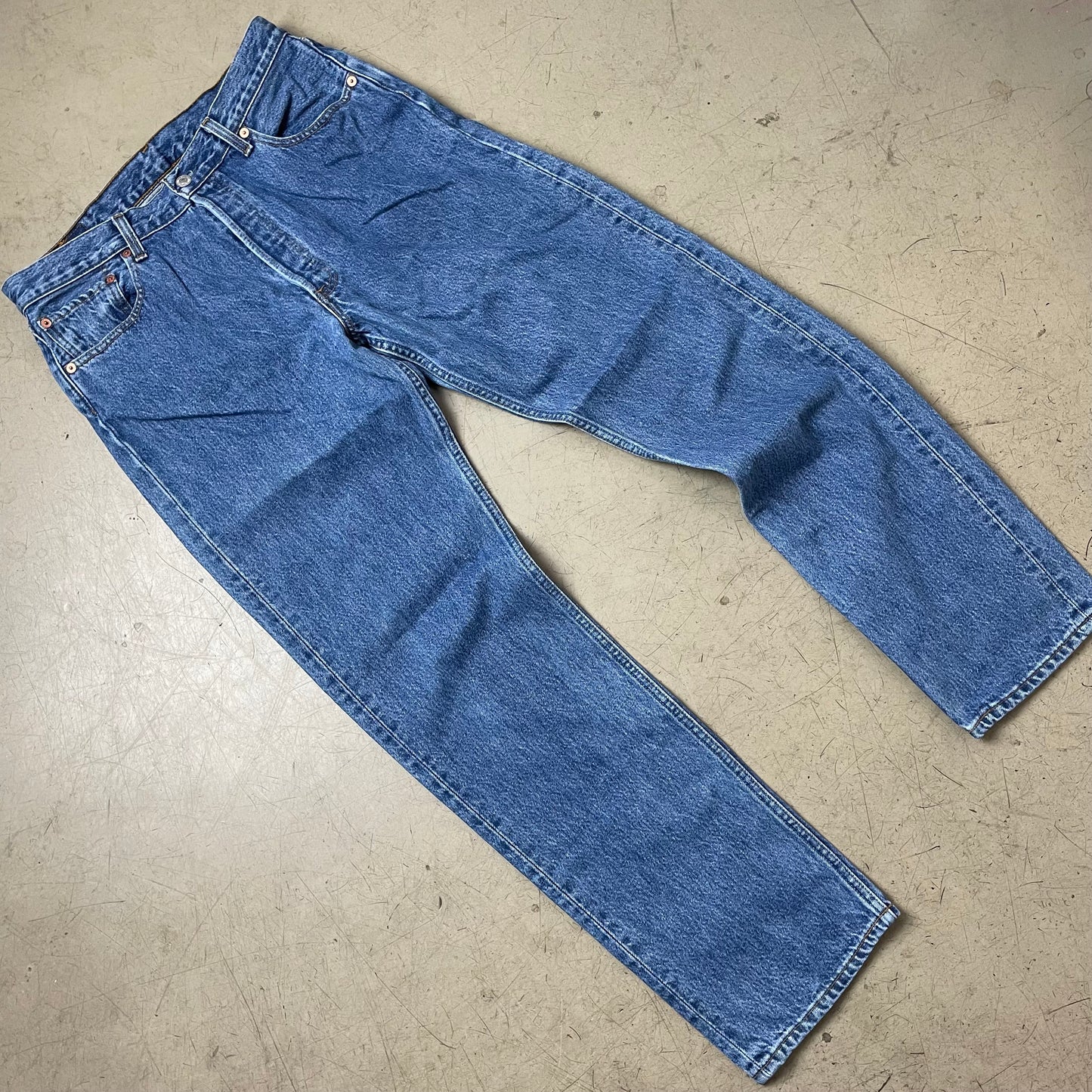 (L) Levi’s 501 Jeanshose hellblau W34L32