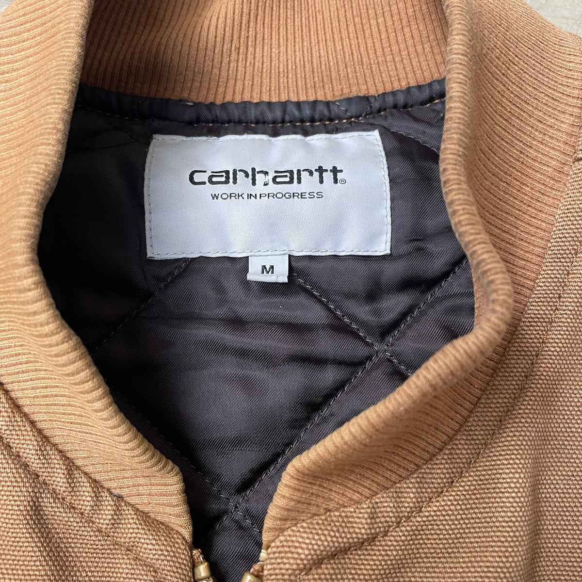 (M) Carhartt WIP Workwear Weste camel braun