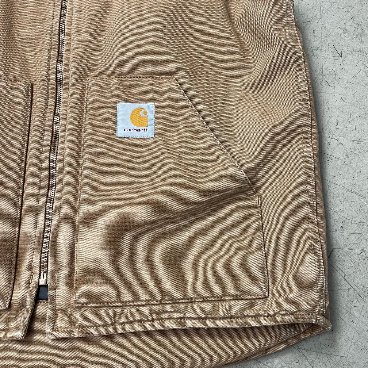 (M) Carhartt WIP Workwear Weste camel braun
