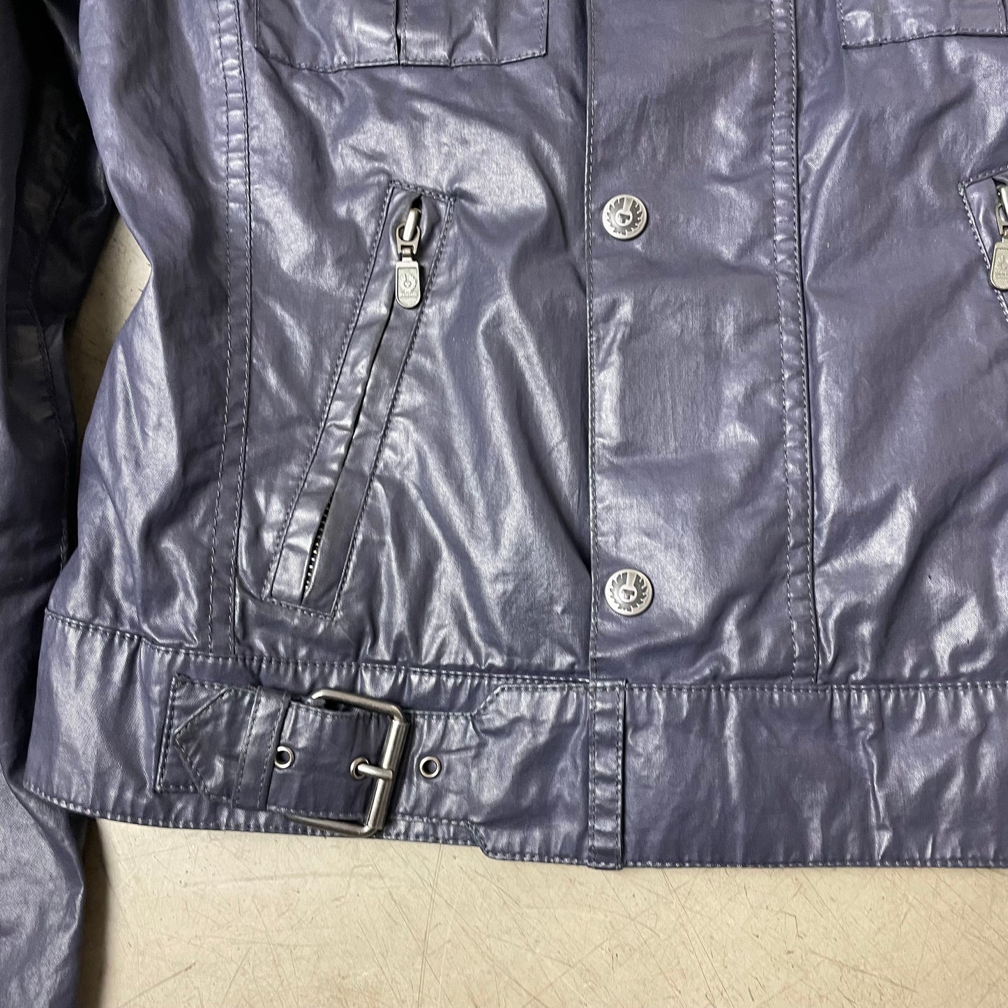 (S-M) Belstaff Wmn Jacket Navy blau