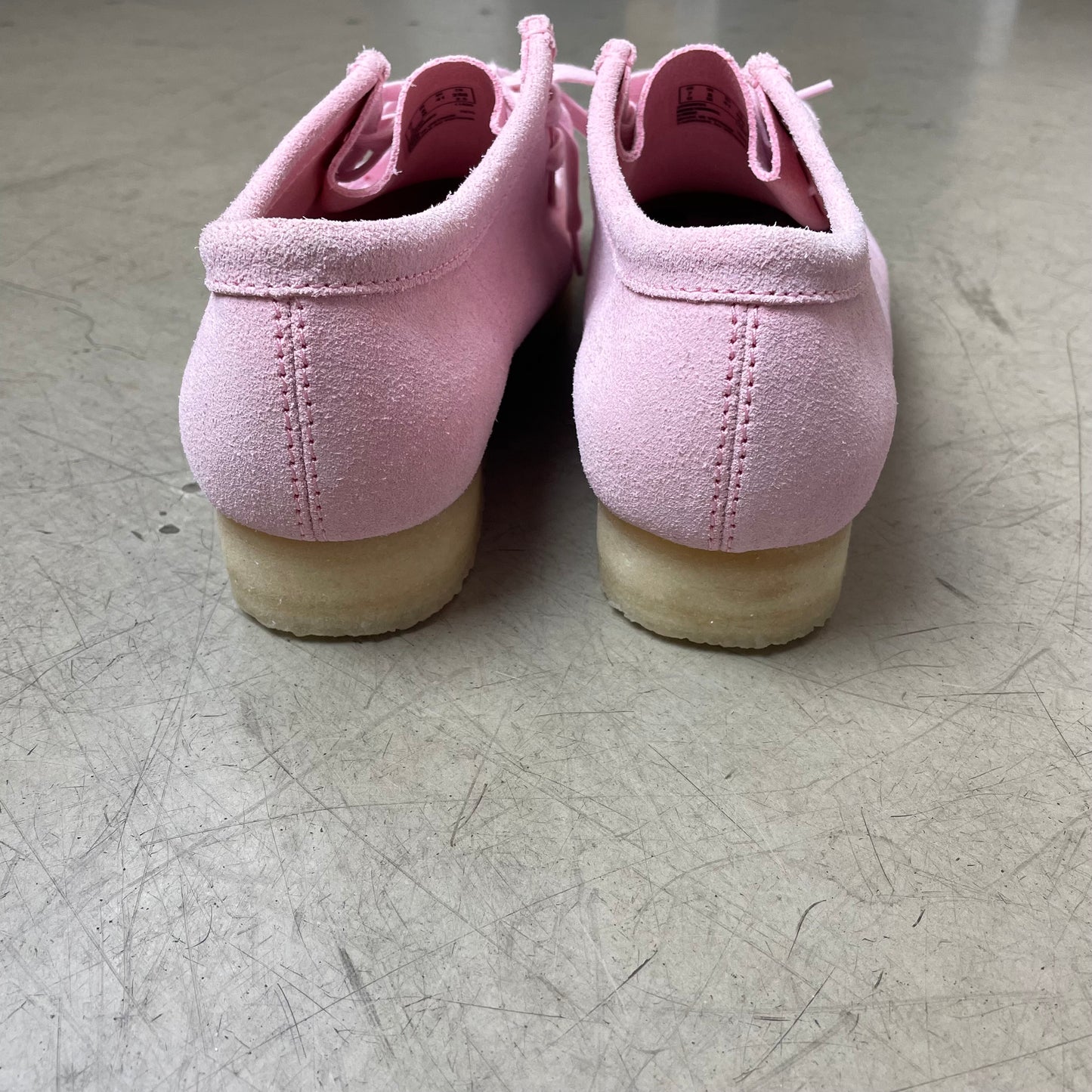 (41) Clarks Wallabee rosa Wildleder Sneaker Schuh