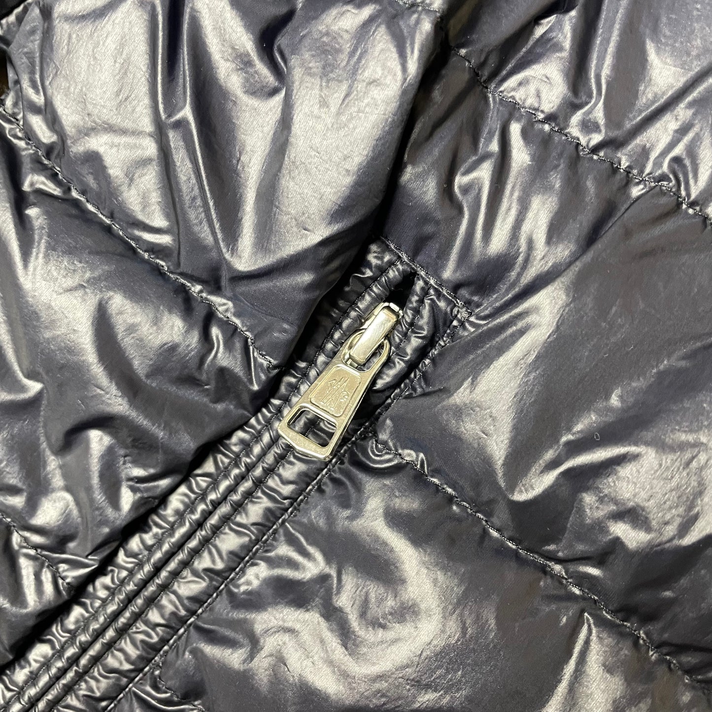(XL) Moncler Puffer Jacke Navy blau Longue Saison Sz 6