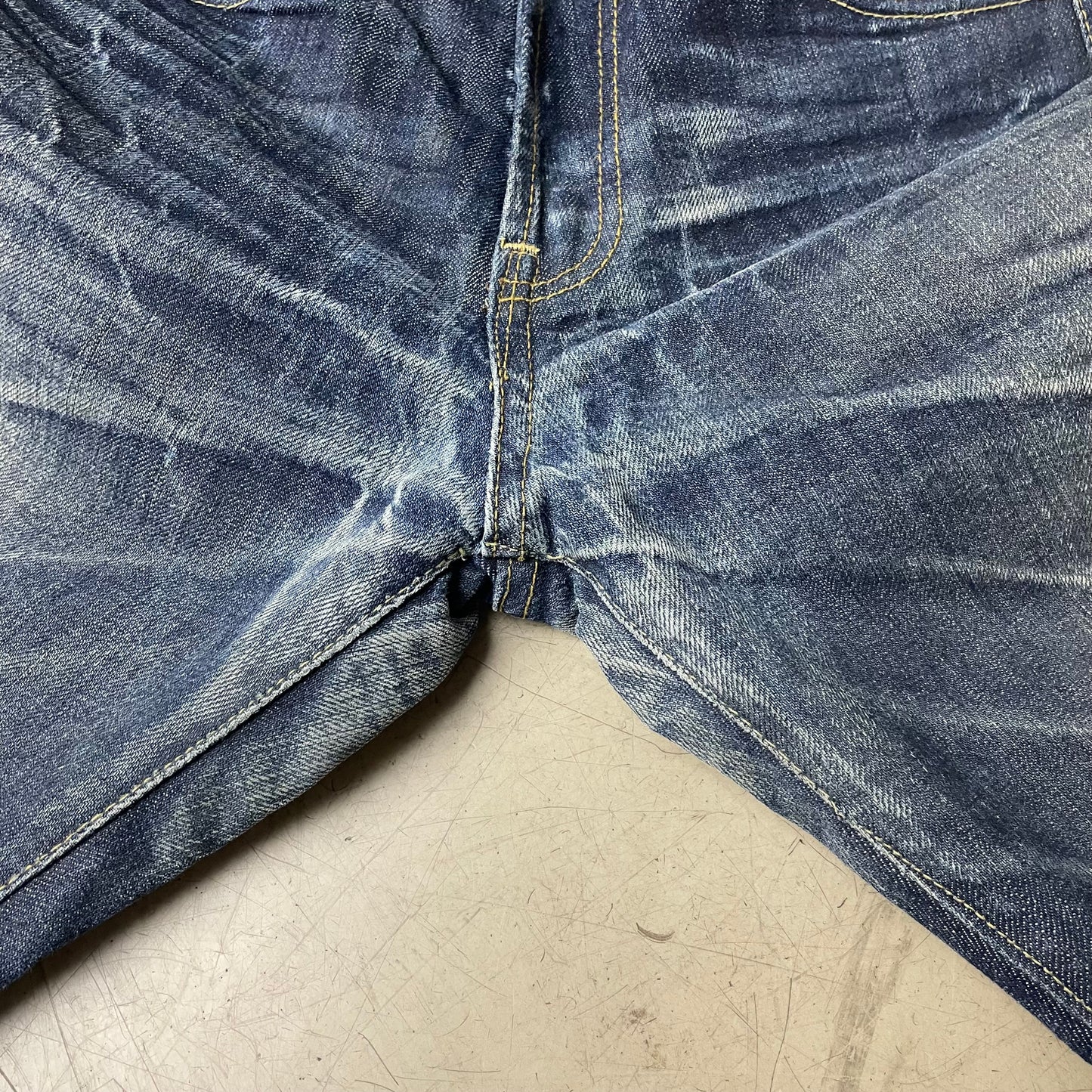 (M) Vintage 1993 Levi’s Big E Selvedge Selvage Jeanshose faded Blue W31/L30