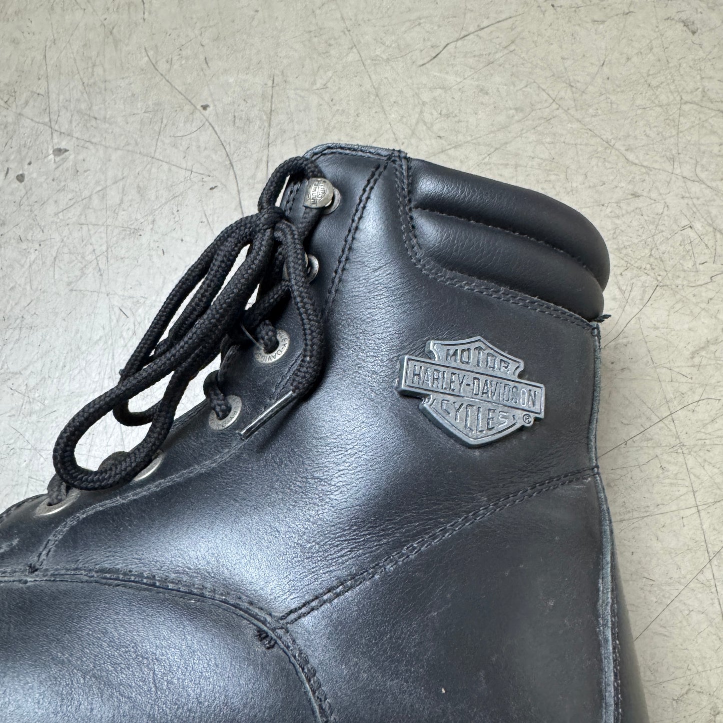 (44) Harley Davidson Echtleder Biker Boots