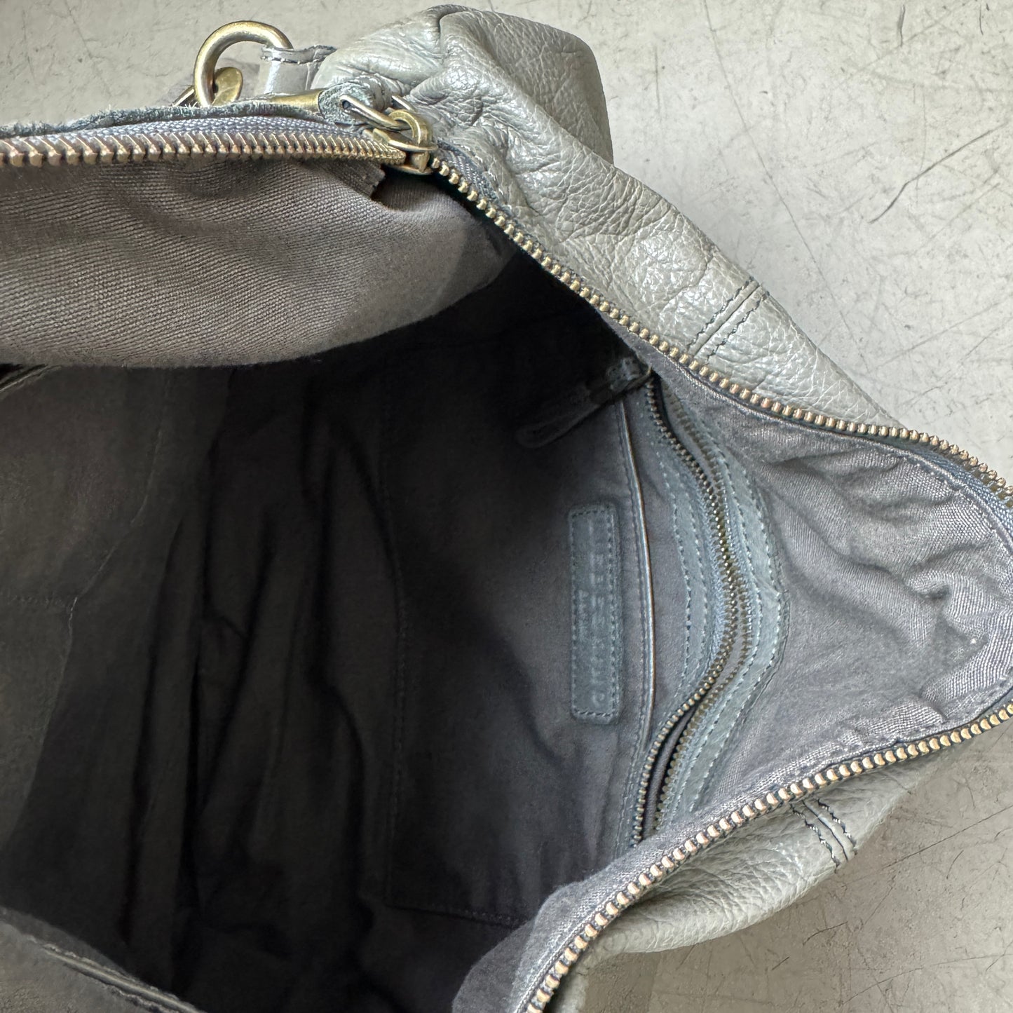 Liebeskind Berlin Leder Bag Tasche Sidebag grau