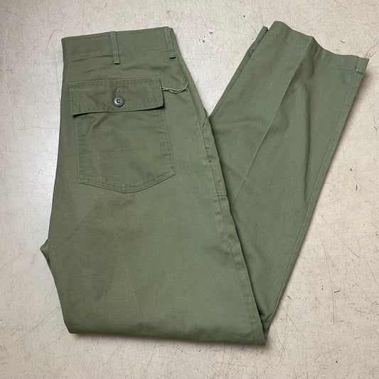 (L) US Army Front Pocket Utility Fatigue Pants olivgrün W34L33