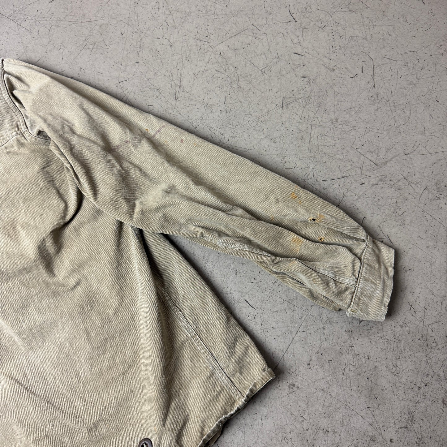 (M) Rare 1960s DDR Repaired Work Shirt