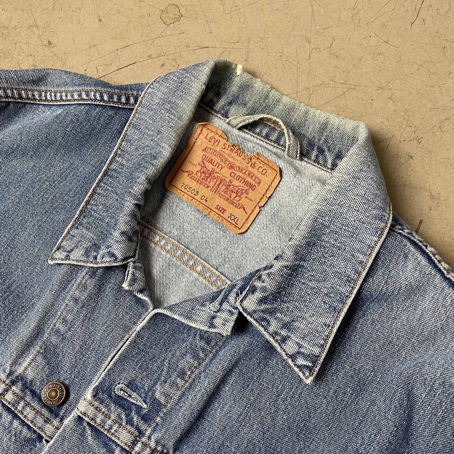 (XXL) Levi’s Jeansjacke hellblau