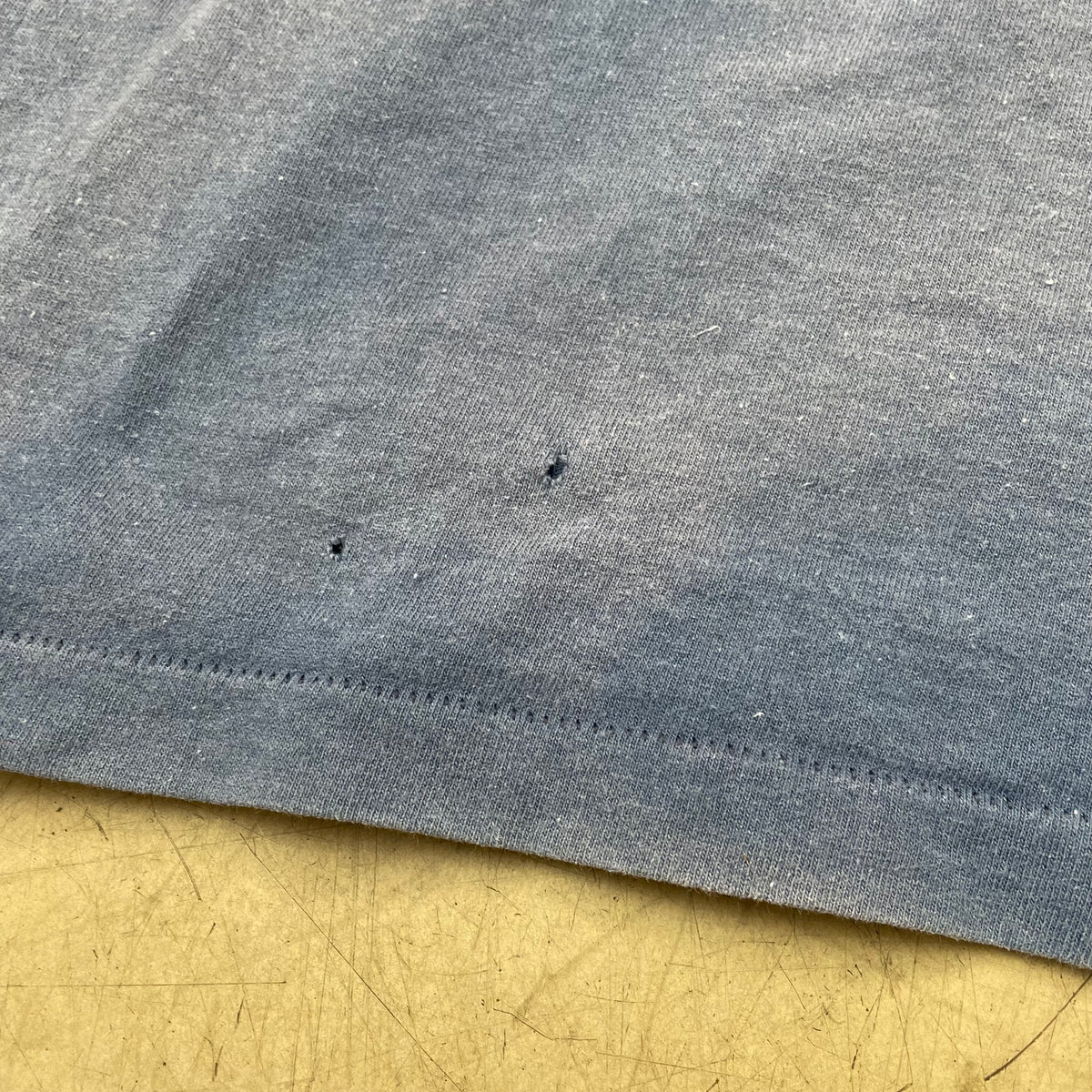 (M) Vintage 1991 Nutmeg Twins Baseball Tshirt faded Blue Single Stitch
