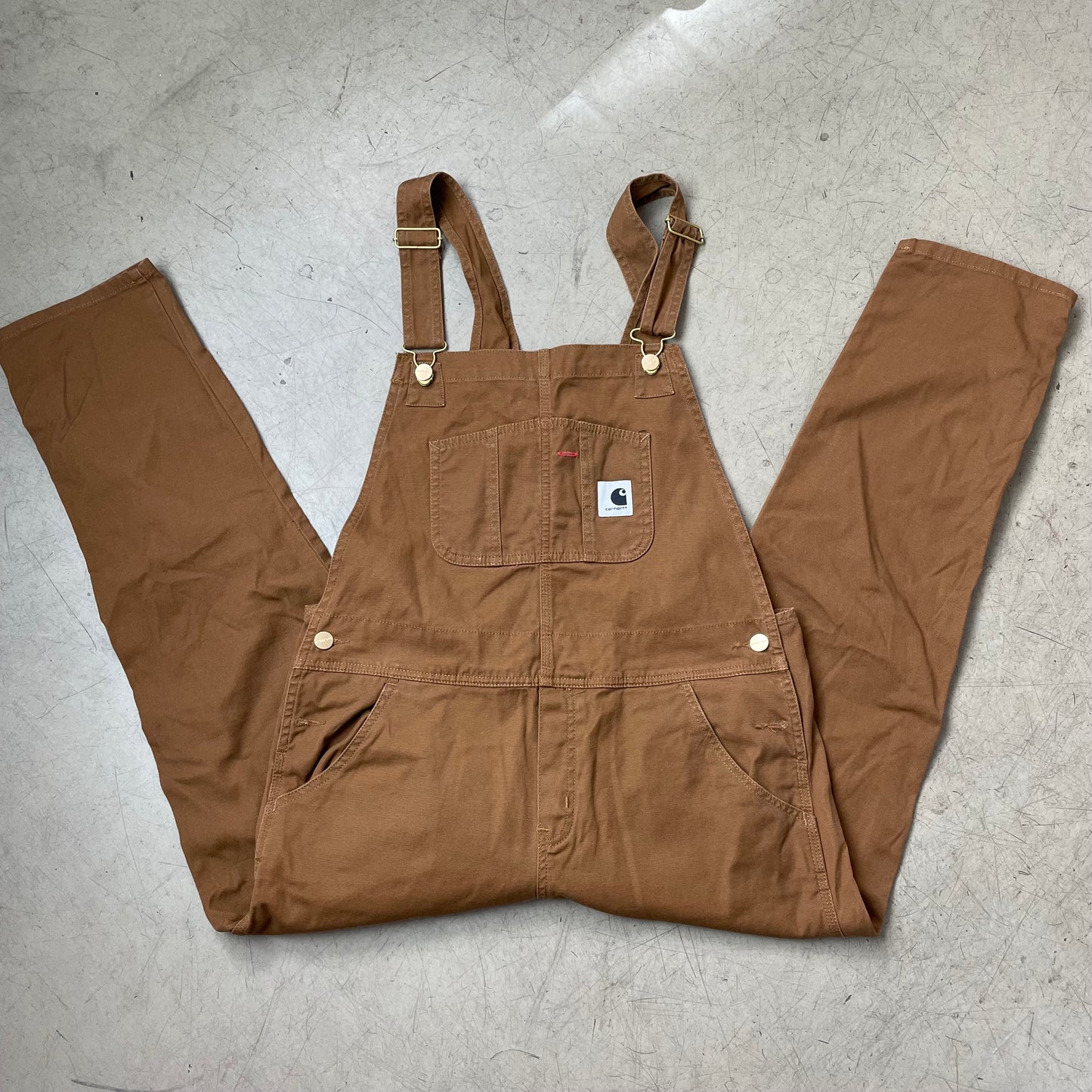 (M) Carhartt Work in Progress WIP Overall Dungaree braun