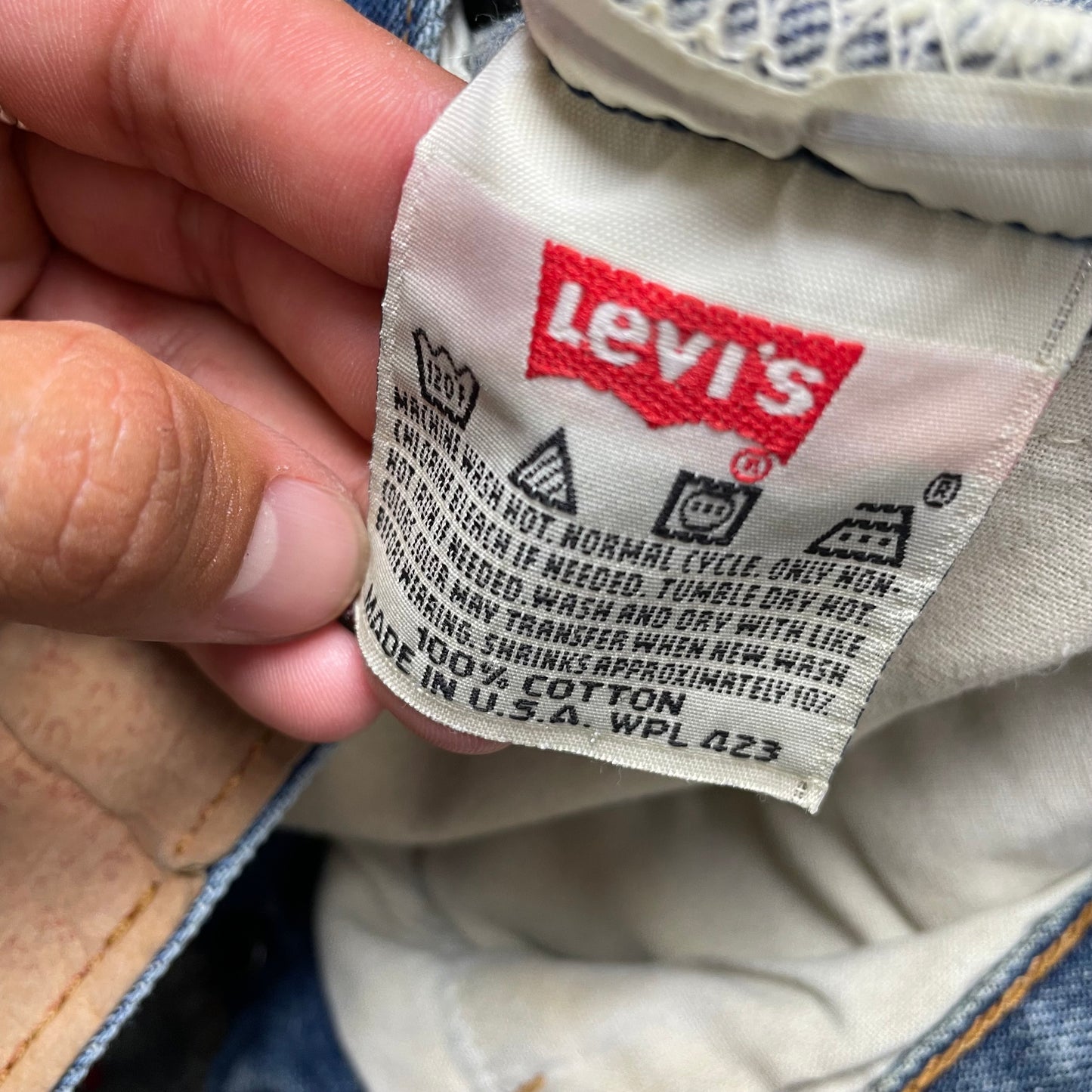 (L-XL) 1996 Levi’s 501 Jeanshose W38L32