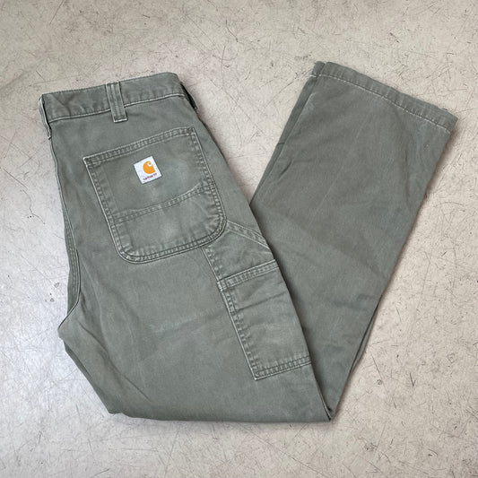 (M) Carhartt Workwear Carpenter Pants olivgrün W32L30