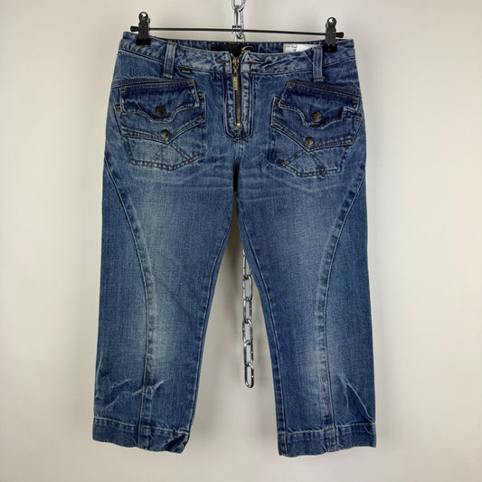 (S-M) CAVALLI JEANS SHORTS