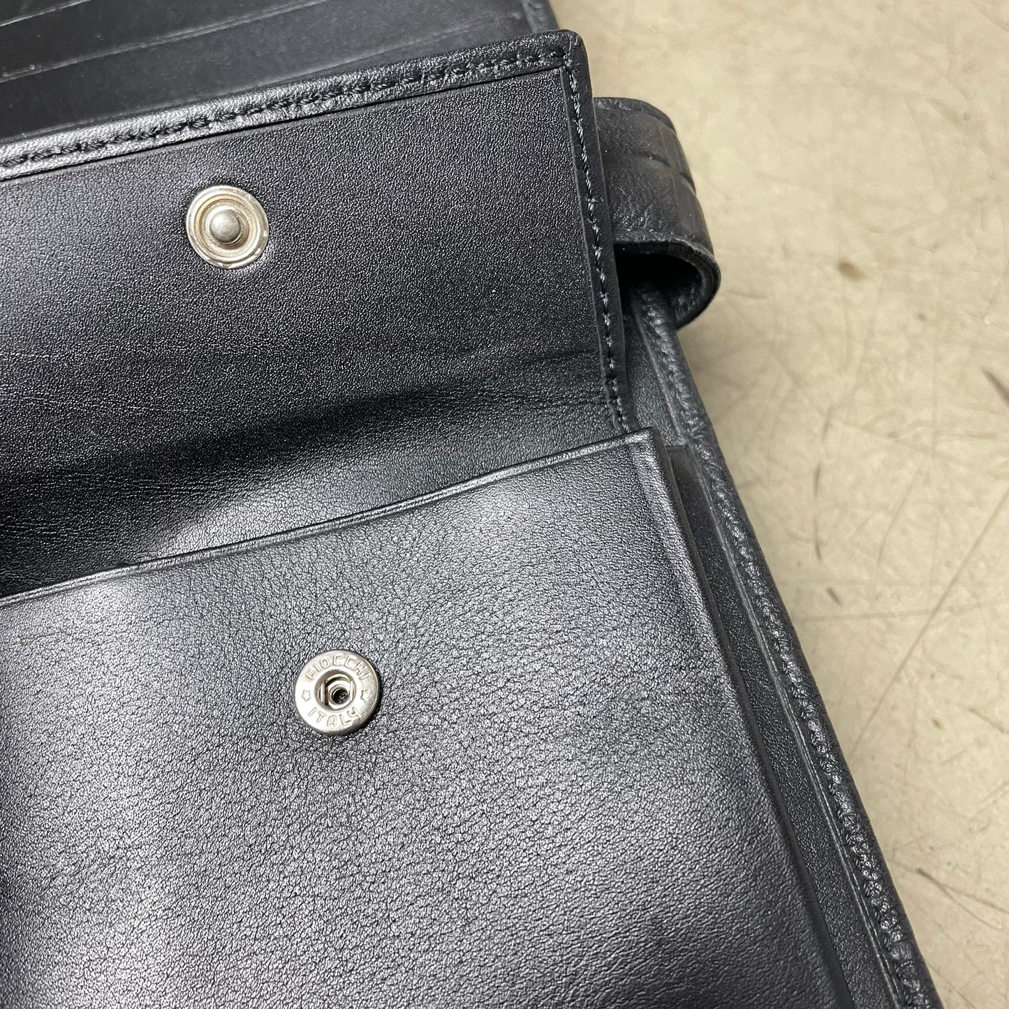 Burberry London Leder Geldbeutel schwarz
